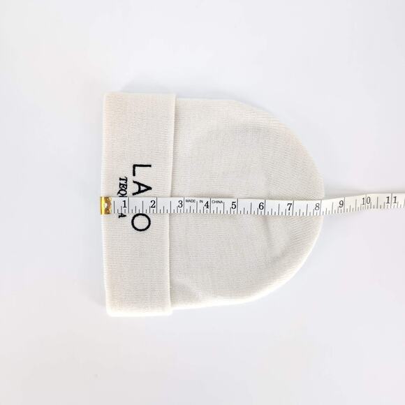 Lalo Tequila Logo White Unisex One Size Fits Most Cuffed Beanie Winter Hat - New - Picture 10 of 14